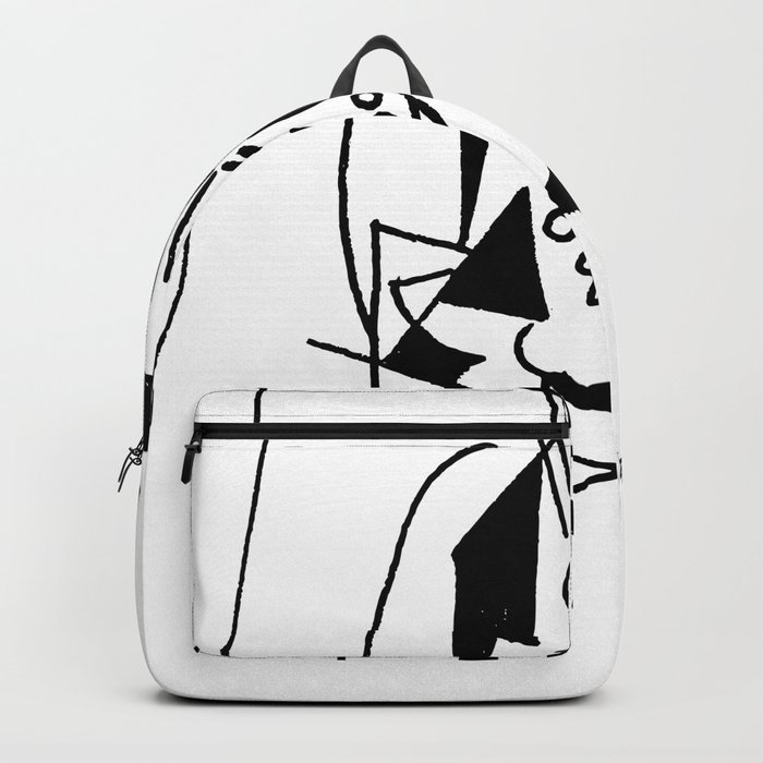 Picasso Guitare et Boîte (Guitar and Box) 1925 Artwork Reproduction Backpack