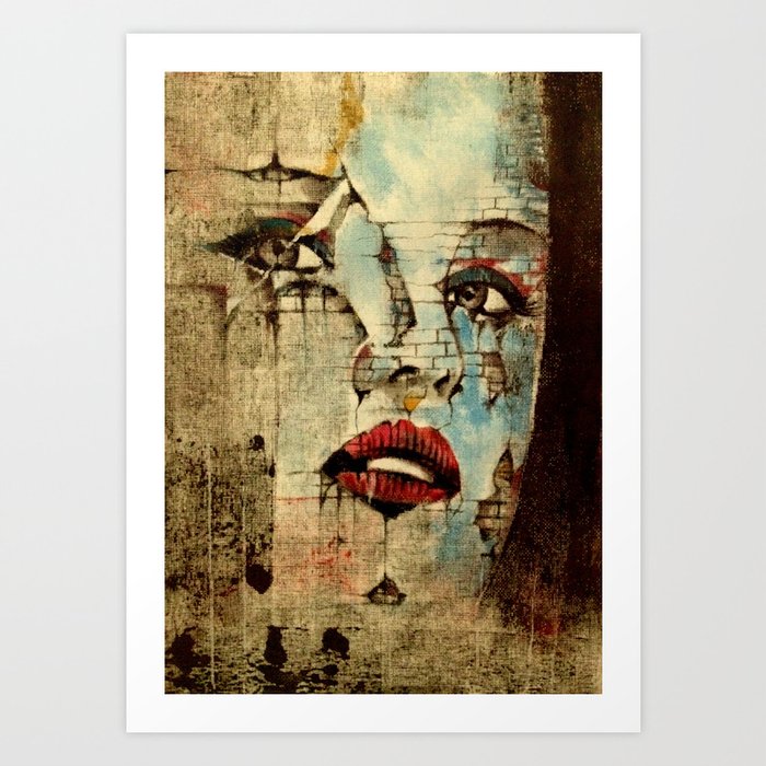 Fading Within Walls Art Print