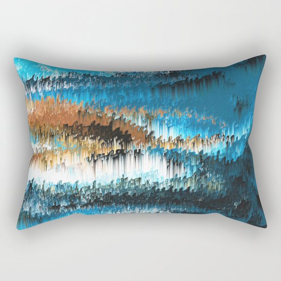 Blue Forest Shades Rectangular Pillow