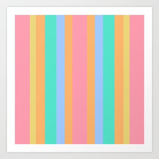 Tropical Sundae Art Print