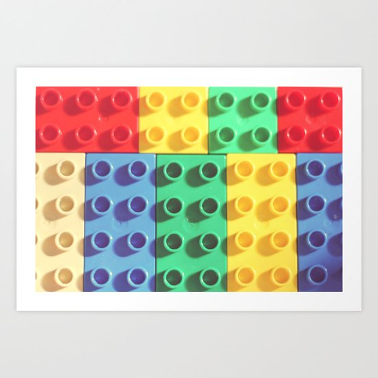 Build with Me Art Print