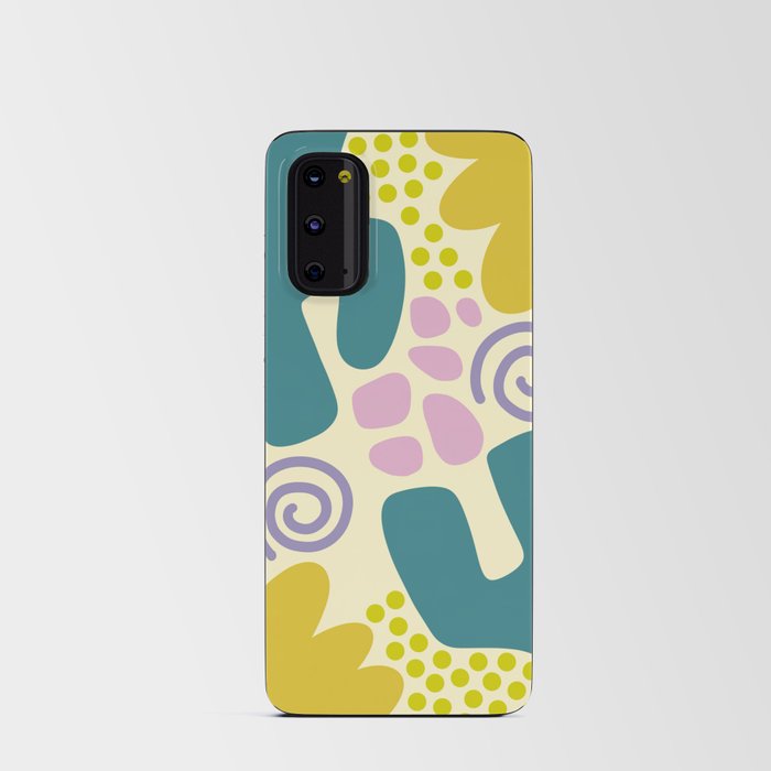 Abstract vintage colors pattern collection 1 Android Card Case