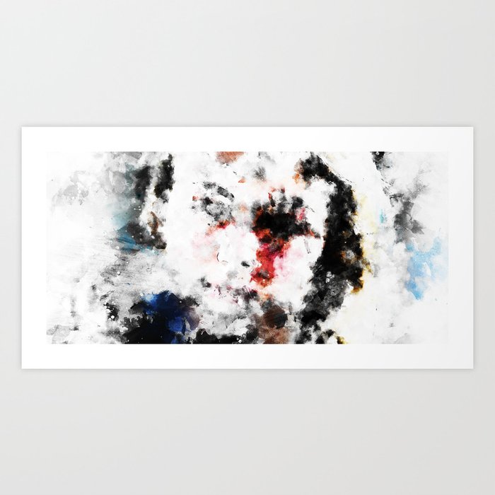 Abstract Face 00 Art Print By Rescope Society6
