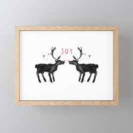 Joyful Deer Framed Mini Art Print
