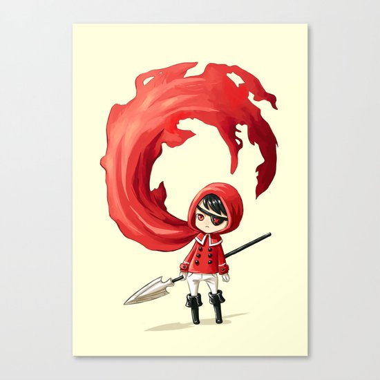 Red Cape Canvas Print