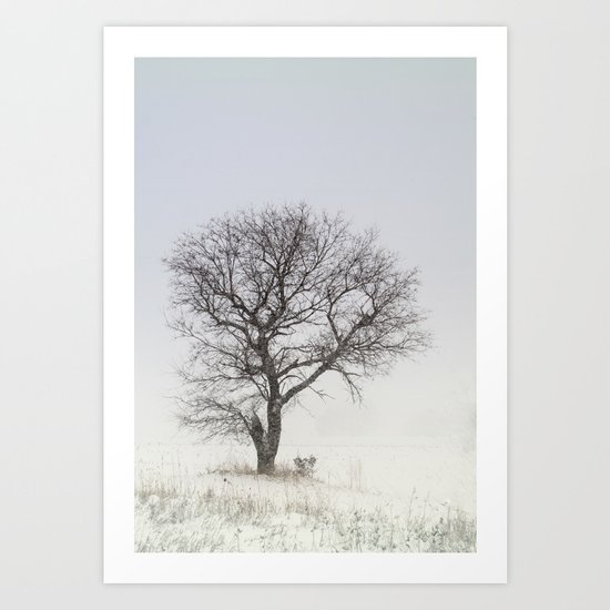 Alone in the Storm Art Print
