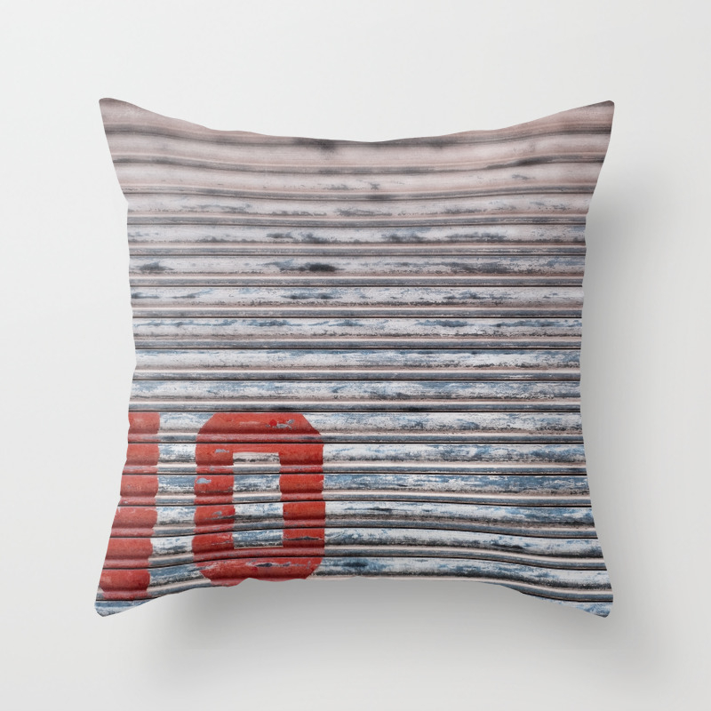 Abstract Corrugated Metal Texture No Throw Pillow By Thelensebender Society6