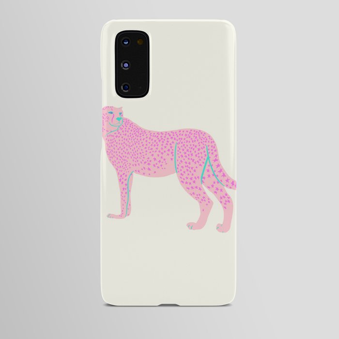 PINK STAR CHEETAH Android Case