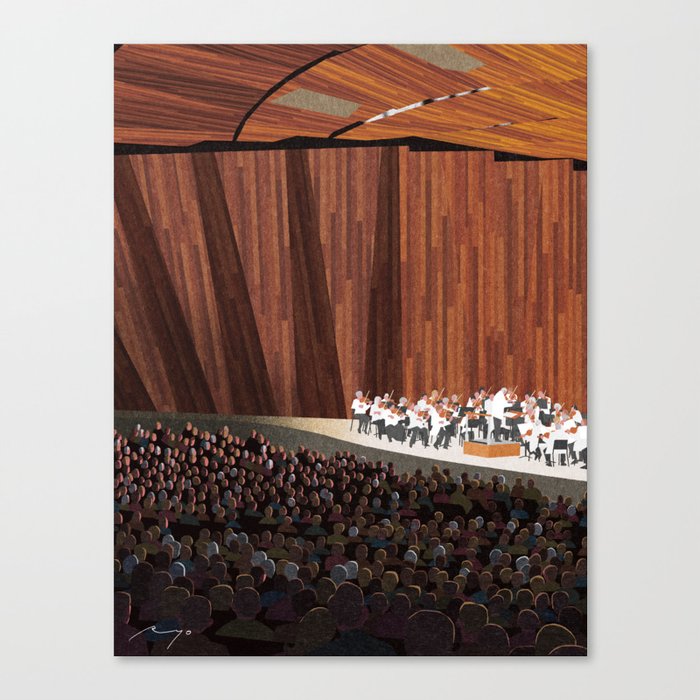 Orchestra Audience (2018) Canvas Print