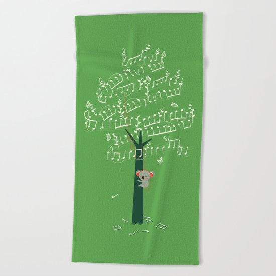 Tree Hugger Beach Towel