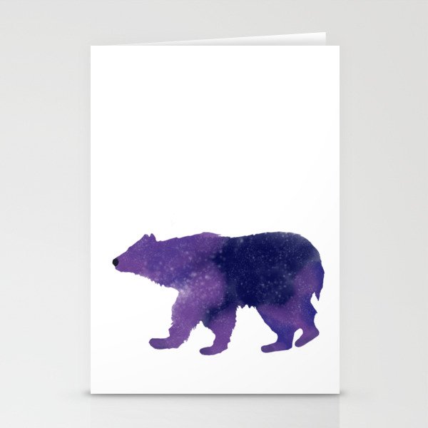 Some Bear Out There, Galaxy Bear Stationery Cards