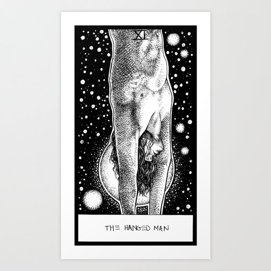 The Hanged Man Tarot Art Print