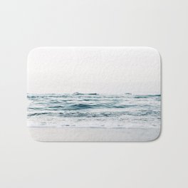 Ocean, waves Bath Mat | Summer, Seawaves, Bluesea, Seascape, Wallart, Tropicals, Oceanwaves, Photo, Color, Horisontal 