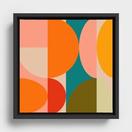 Bauhaus, geometric abstraction 2 Framed Canvas