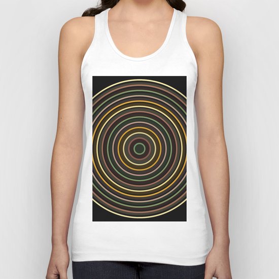 Colorful circle IV Unisex Tank Top