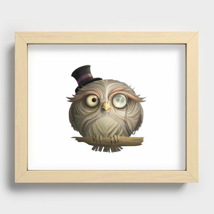 Owl Recessed Framed Print