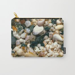Beautiful Sea Shell Sand Macro Carry-All Pouch