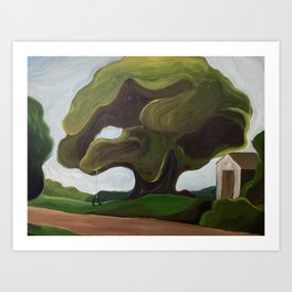 The Old Tire Swing Art Print