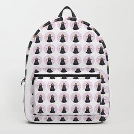 Ramen Pigeon No. 1 Backpack | Painting, Food, Pink, Urban, Pigeon, Bird, Ramen 