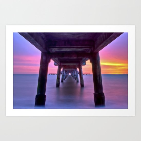 Deal Pier at Sunrise Art Print