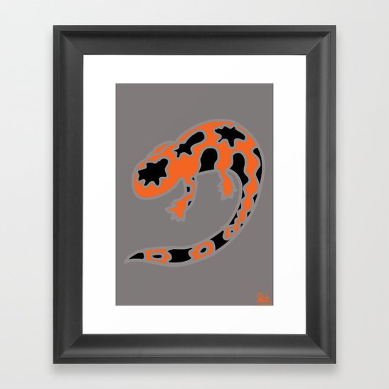 Gila Monster Framed Art Print