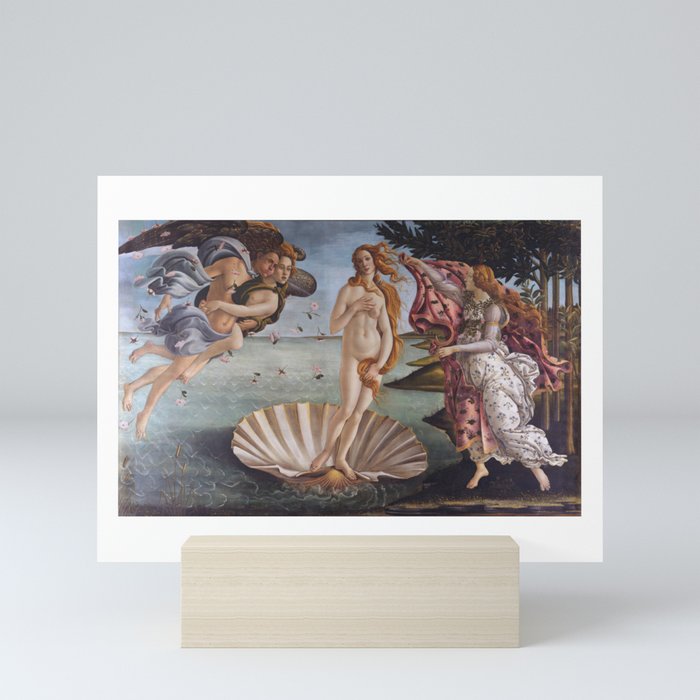 Sandro Botticelli The birth of Venus 1485 Artwork for Prints Posters Tshirts Men Women Kids Mini Art Print