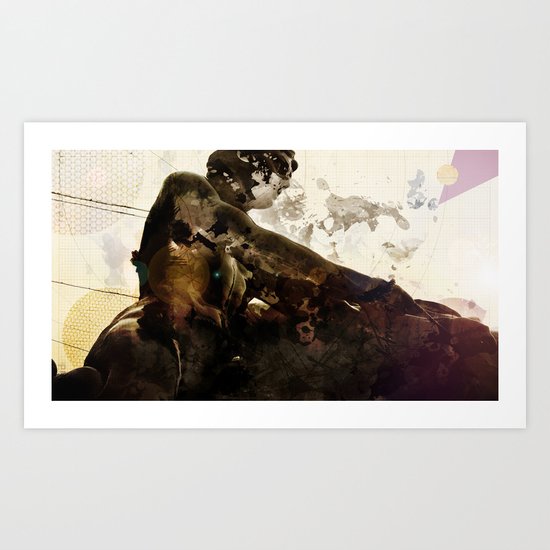 Black idol Art Print