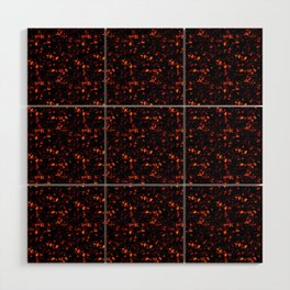 Lots of flowers in the dark B 3 Wood Wall Art