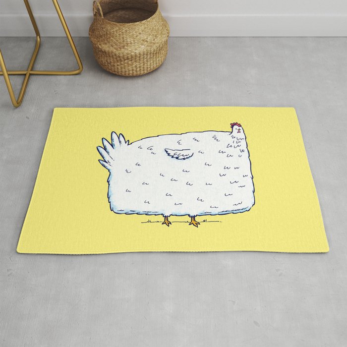 Absolute Unit of a Chicken Rug