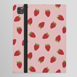 Cute Strawberries iPad Folio Case