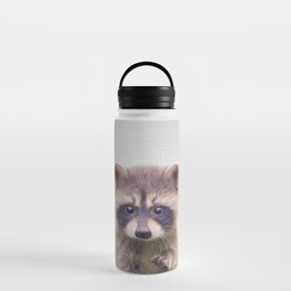 Raccoon - Colorful Water Bottle