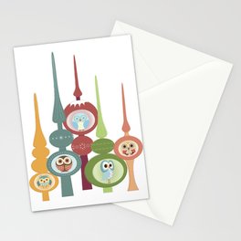 Owl Top That Tree Stationery Card