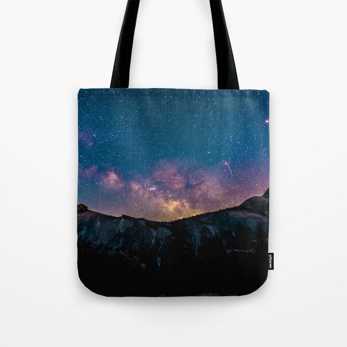 Galaxy Mountain Tote Bag