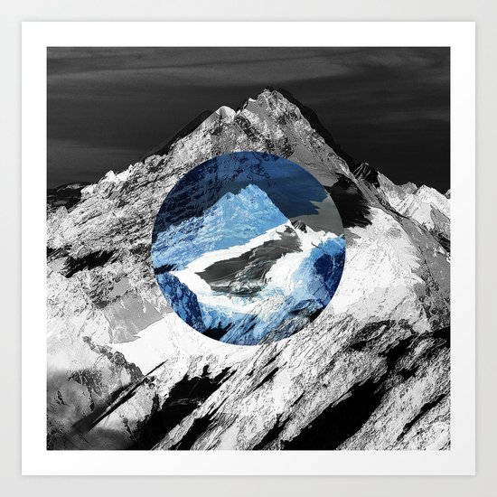 Lost mountain Art Print