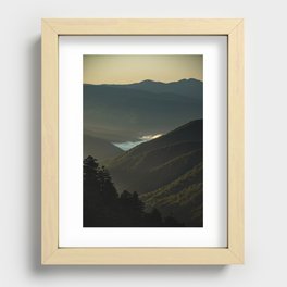 Craggy Recessed Framed Print
