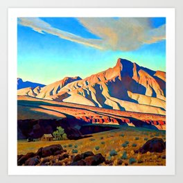 “Home of the Desert Rat” by Maynard Dixon Art Print