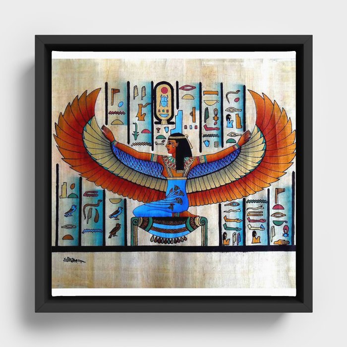 Goddess Isis Framed Canvas