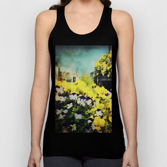 Behind the flowers Unisex Tank Top