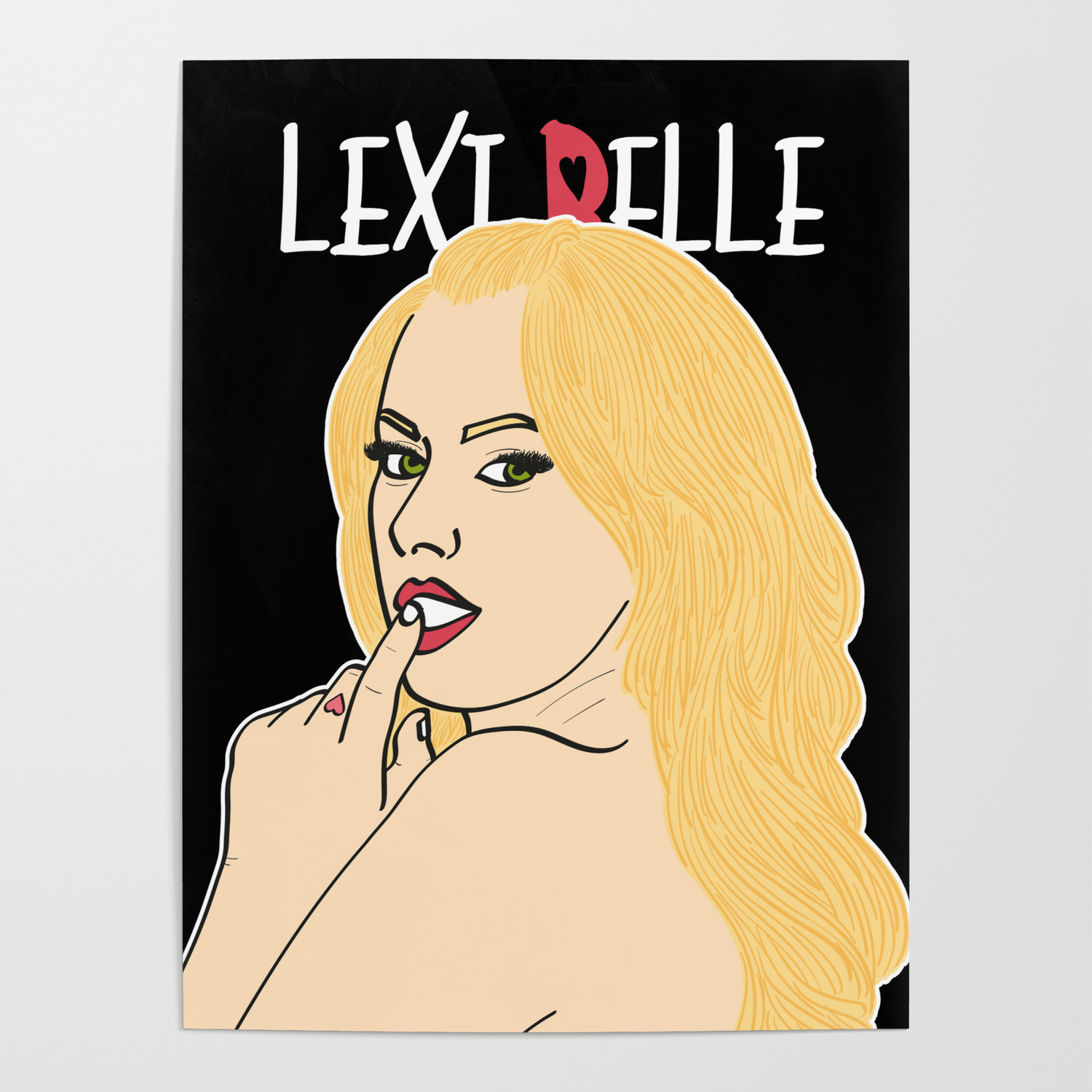 Lexi Belle New Custom Silk Poster Wall Decor
