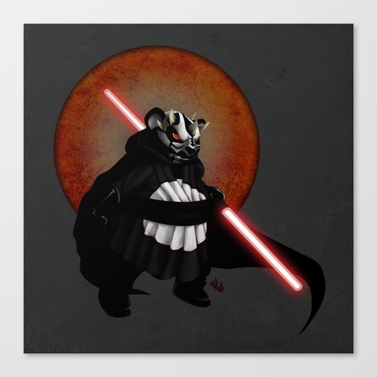 The Panda Menace Canvas Print