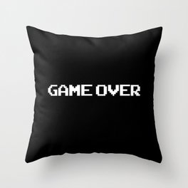 game over Throw Pillow