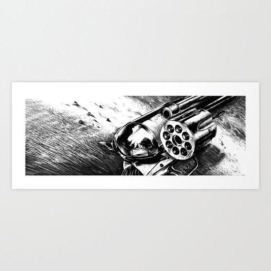A bullet for everyone Art Print
