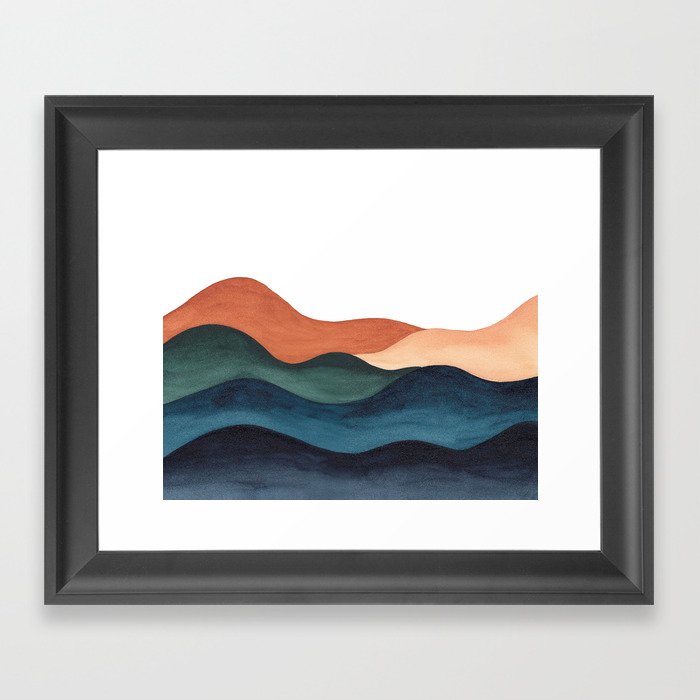 Colors of the Earth Framed Art Print