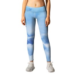 Turquoise Teal Billowy Blue Majestic Clouds To Infinity Leggings | Infinityblueclouds, Tealepicclouds, Royalblueclouds, Awesomeblueclouds, Turquoiseclouds, Clouds, Photo, Billowyblueclouds, Skyblueclouds 
