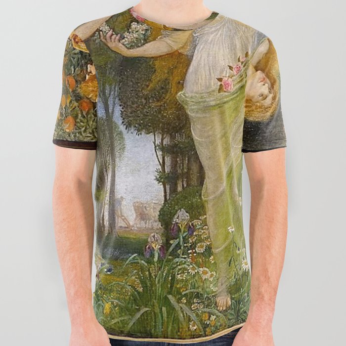 A Masque of Four Seasons by Walter Crane All Over Graphic Tee
