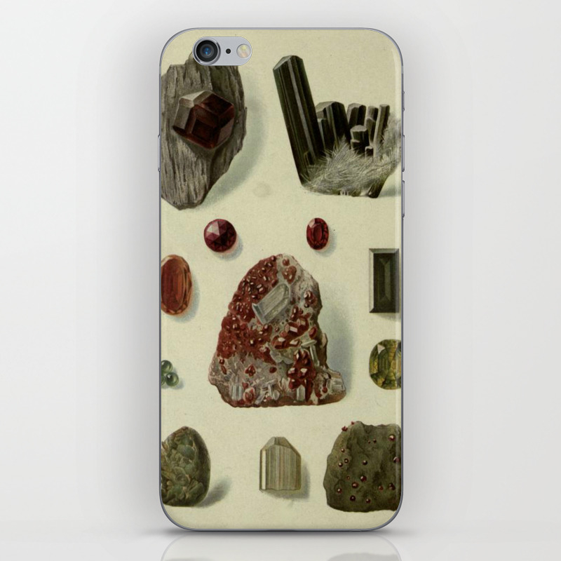 Garnet Minerals Iphone Skin By Bluespecsstudio Society6