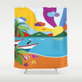 Isla Margarita Shower Curtain