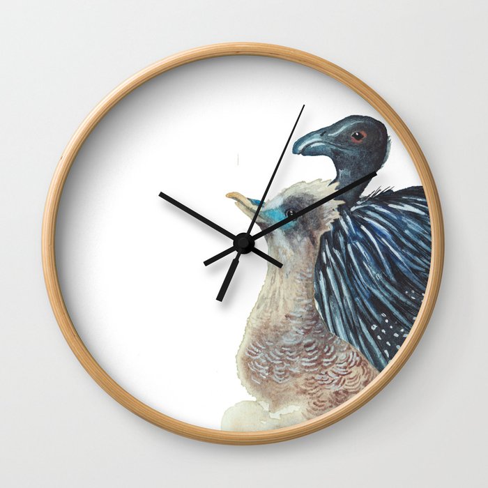 Hopeful Birds Wall Clock
