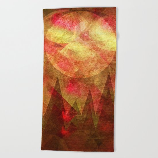 Scattered Moon Beach Towel