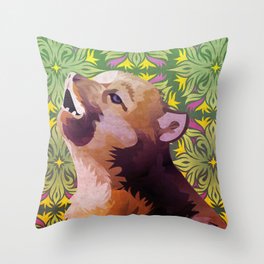 Baby Insanity Wolf Throw Pillow